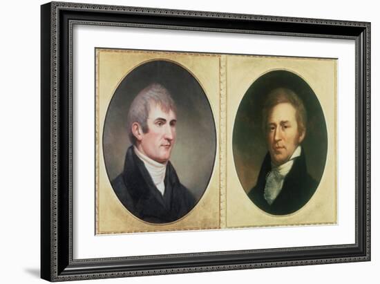 William Clark and Meriwether Lewis-Charles Currier Fenderich-Framed Art Print