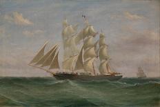 The Yacht 'Aron' Winning the Opening Cruise of the Clyde Yacht Club, 1871-William Clark-Framed Giclee Print