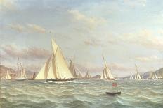The Yacht 'Aron' Winning the Opening Cruise of the Clyde Yacht Club, 1871-William Clark-Giclee Print