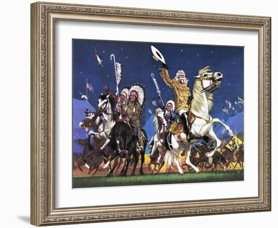 William Cody -- the Great Showman-Mcbride-Framed Giclee Print