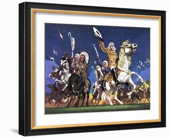 William Cody -- the Great Showman-Mcbride-Framed Giclee Print