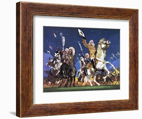 William Cody -- the Great Showman-Mcbride-Framed Giclee Print