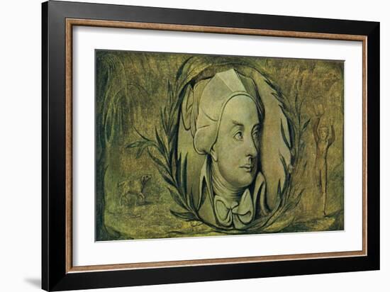 William Cowper portrait-William Blake-Framed Giclee Print