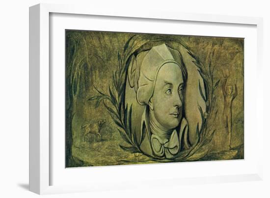 William Cowper portrait-William Blake-Framed Giclee Print