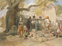 Street in Bombay, from 'India Ancient and Modern', 1867 (Colour Litho)-William 'Crimea' Simpson-Giclee Print
