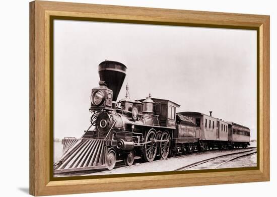 William Crooks' a 1861 Locomotive of the Great Northern Railway-null-Framed Stretched Canvas