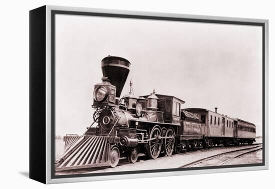 William Crooks' a 1861 Locomotive of the Great Northern Railway-null-Framed Stretched Canvas