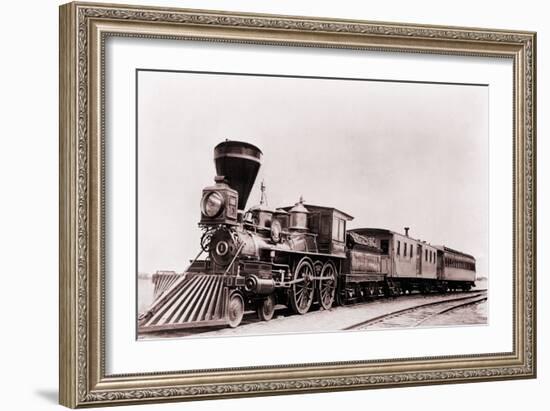 William Crooks' a 1861 Locomotive of the Great Northern Railway-null-Framed Photo