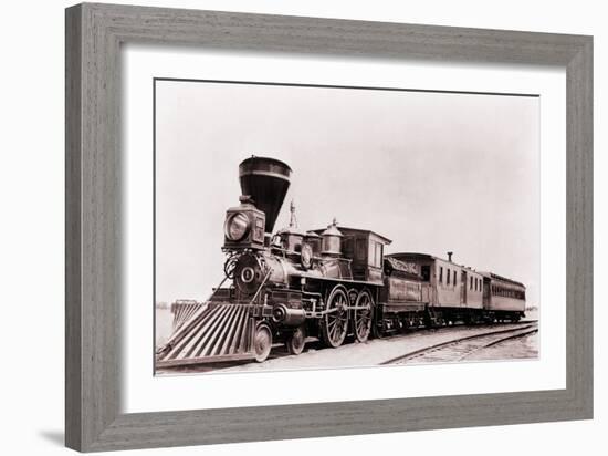 William Crooks' a 1861 Locomotive of the Great Northern Railway-null-Framed Photo