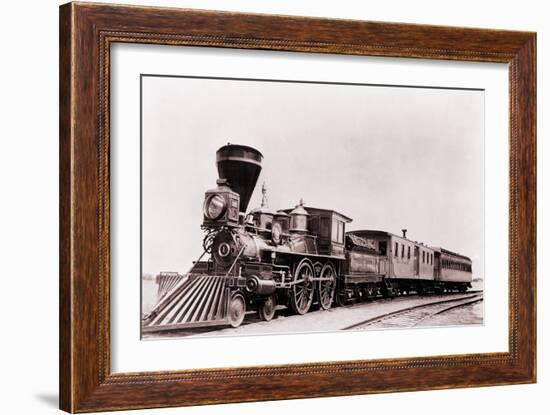 William Crooks' a 1861 Locomotive of the Great Northern Railway-null-Framed Photo