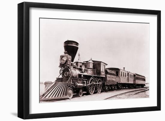 William Crooks' a 1861 Locomotive of the Great Northern Railway-null-Framed Photo