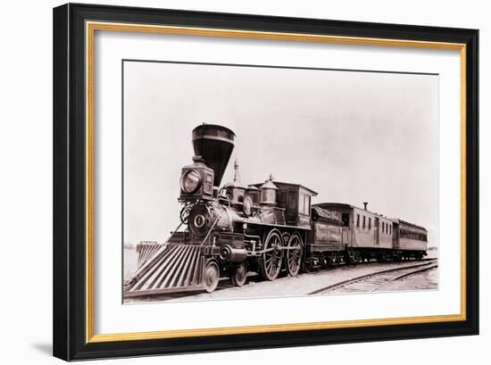 William Crooks' a 1861 Locomotive of the Great Northern Railway-null-Framed Photo