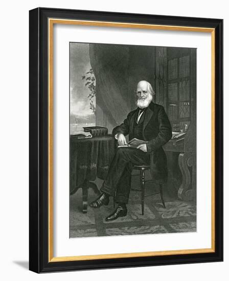 William Cullen Bryant-Alonzo Chappel-Framed Art Print