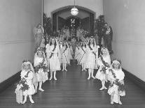 Little Girls at the The Roman Catholic Orphan Asylum-William Davis Hassler-Photographic Print