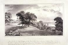 View of Blackheath, Showing Windmills and Buildings, Greenwich, London, 1832-William Day-Giclee Print