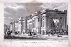 The London Institution, Finsbury Circus, London, 1827-William Deeble-Framed Premier Image Canvas