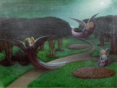 Angels in the Night, 1896' Giclee Print - William Degouve De