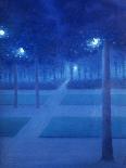 Night Scene in the Parc Royal, Brussels, 1897-William Degouve De Nuncques-Giclee Print