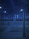 Night Scene in the Parc Royal, Brussels, 1897-William Degouve De Nuncques-Framed Giclee Print