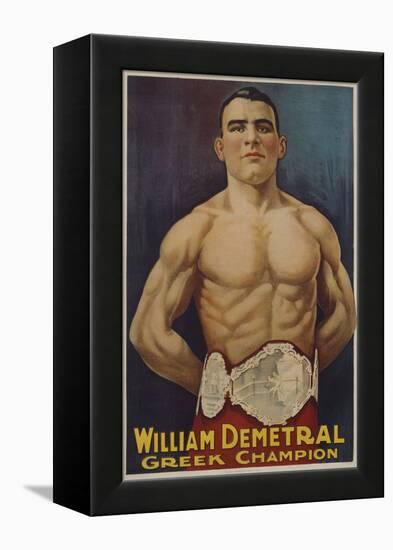 William Demetral Greek Champion Poster-null-Framed Premier Image Canvas