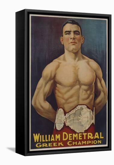 William Demetral Greek Champion Poster-null-Framed Premier Image Canvas