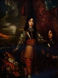 Portrait of King Charles I, Bust Length, Wearing Armour and the Collar of the Order of the Garter-William Dobson-Giclee Print