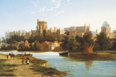 View of Windsor from the Thames-William Dommerson-Giclee Print