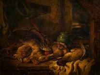 Still Life with Dead Rabbits (Oil on Canvas)-William Duffield-Giclee Print