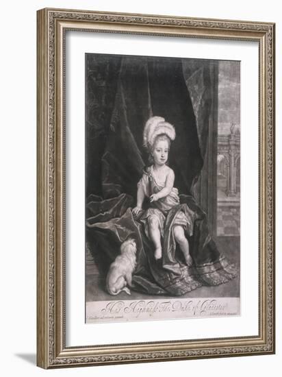 William, Duke of Gloucester, as a Child, (C172)-Joseph Smith-Framed Giclee Print