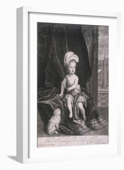 William, Duke of Gloucester, as a Child, (C172)-Joseph Smith-Framed Giclee Print