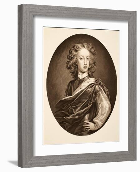 William, Duke of Gloucester, Pub. 1902 (Collotype)-Godfrey Kneller-Framed Giclee Print