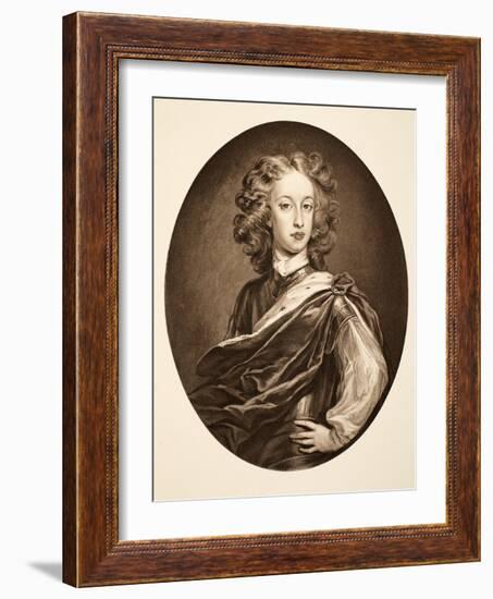 William, Duke of Gloucester, Pub. 1902 (Collotype)-Godfrey Kneller-Framed Giclee Print