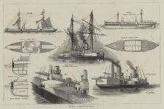 HMS Inflexible-William Edward Atkins-Framed Giclee Print