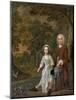 William Ellis and His Daughter Elizabeth, C.1745-Francis Hayman-Mounted Giclee Print