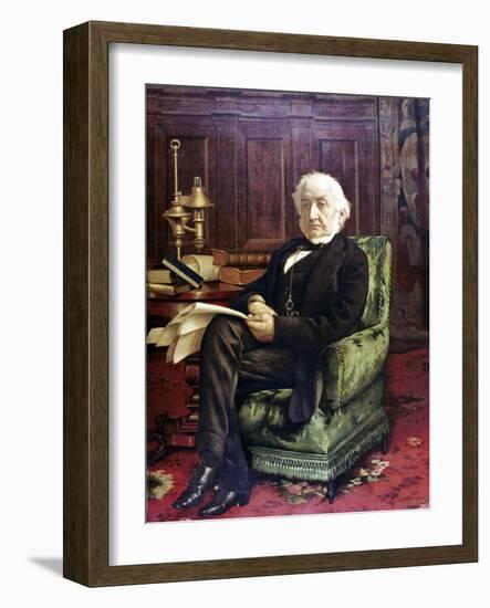 William Ewart Gladstone (1809-189), British Liberal Statesman, C1890-null-Framed Giclee Print