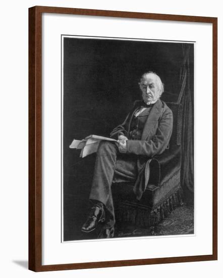 William Ewart Gladstone, British Liberal Party Statesman and Prime Minister, 1894-William Biscombe Gardner-Framed Giclee Print