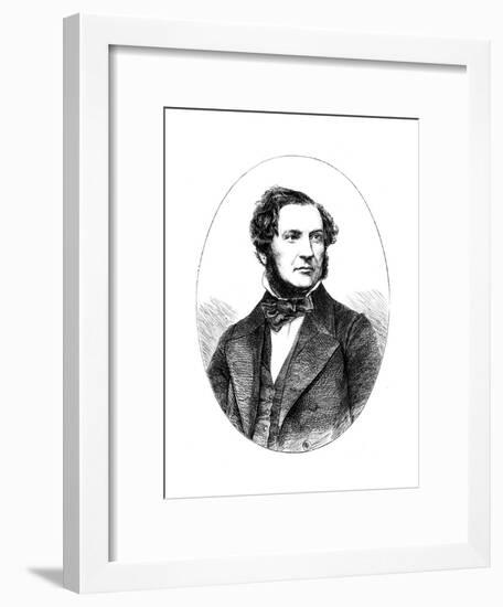 William Ewart Gladstone, British Liberal Statesman and Prime Minister, 1855-null-Framed Giclee Print
