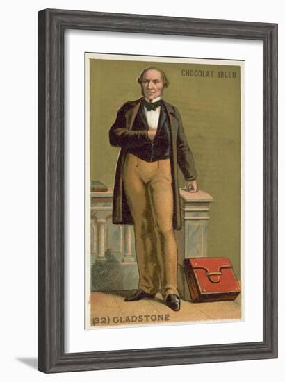 William Ewart Gladstone, English Statesman-null-Framed Giclee Print