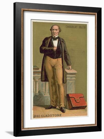 William Ewart Gladstone, English Statesman-null-Framed Giclee Print