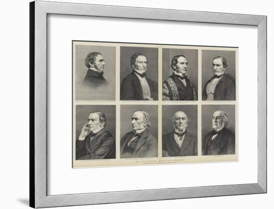 William Ewart Gladstone, Portraits, Past and Present-null-Framed Giclee Print