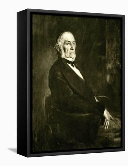 William Ewart Gladstone-Franz Seraph von Lenbach-Framed Premier Image Canvas