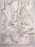 Plan of New York Island with Part of Long Island-William Faden-Framed Giclee Print