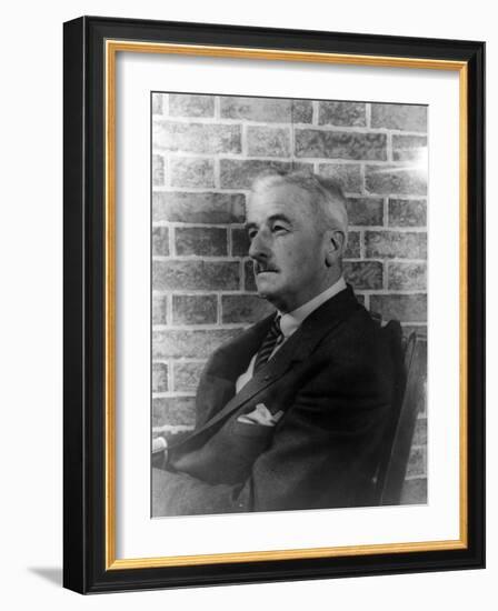 William Faulkner, American Author-Science Source-Framed Giclee Print