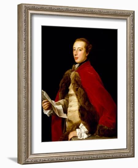 William Fermor (1704-71) 1758 (Oil on Canvas)-Pompeo Girolamo Batoni-Framed Giclee Print