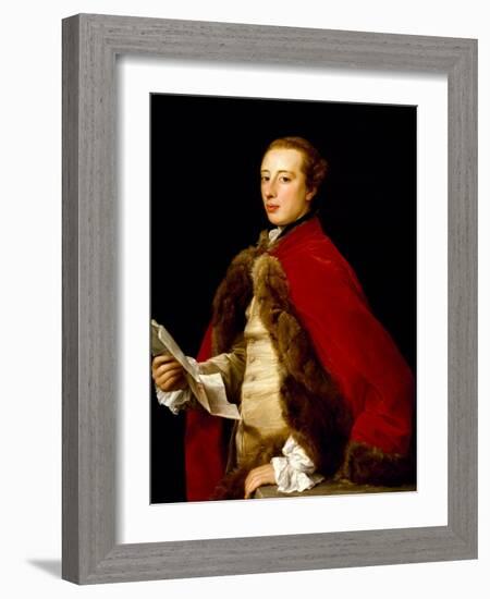 William Fermor (1704-71) 1758 (Oil on Canvas)-Pompeo Girolamo Batoni-Framed Giclee Print