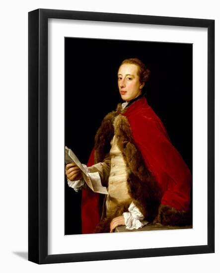 William Fermor (1704-71) 1758 (Oil on Canvas)-Pompeo Girolamo Batoni-Framed Giclee Print