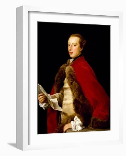 William Fermor (1704-71) 1758 (Oil on Canvas)-Pompeo Girolamo Batoni-Framed Giclee Print