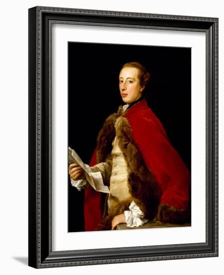 William Fermor (1704-71) 1758 (Oil on Canvas)-Pompeo Girolamo Batoni-Framed Giclee Print