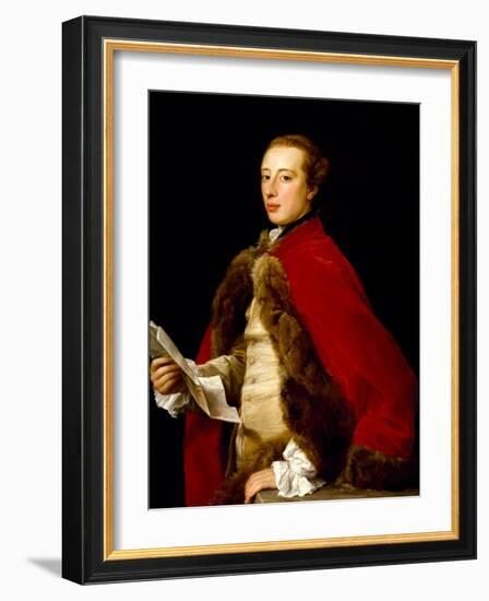 William Fermor (1704-71) 1758 (Oil on Canvas)-Pompeo Girolamo Batoni-Framed Giclee Print