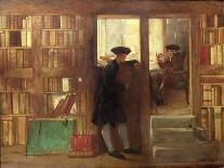 The Bibliophilist's Haunt or Creech's Bookshop-William Fettes Douglas-Framed Giclee Print